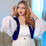 Sahar blanc | bleu roi