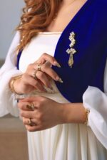 Sahar blanc | bleu roi – Image 4