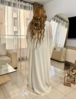 Abaya Classy bleu gris – Image 4